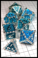 Dice : Dice - Metal Dice - Fengyi Silver and Light Blue Blue with Silver  Numerals - Temu Feb 2024